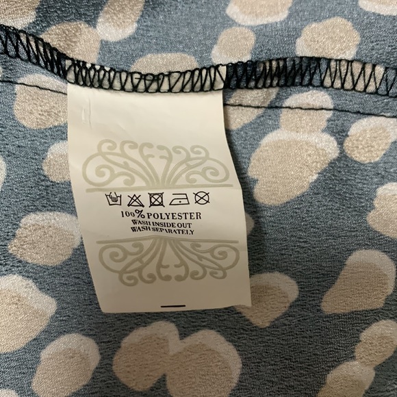 NEVER FULLY DRESSED Edna Leopard Print Tassel Midi Shirt Dress Size S - Picture 11 of 11